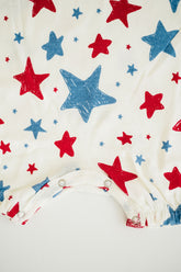 Baby Girl Star Bubble Romper